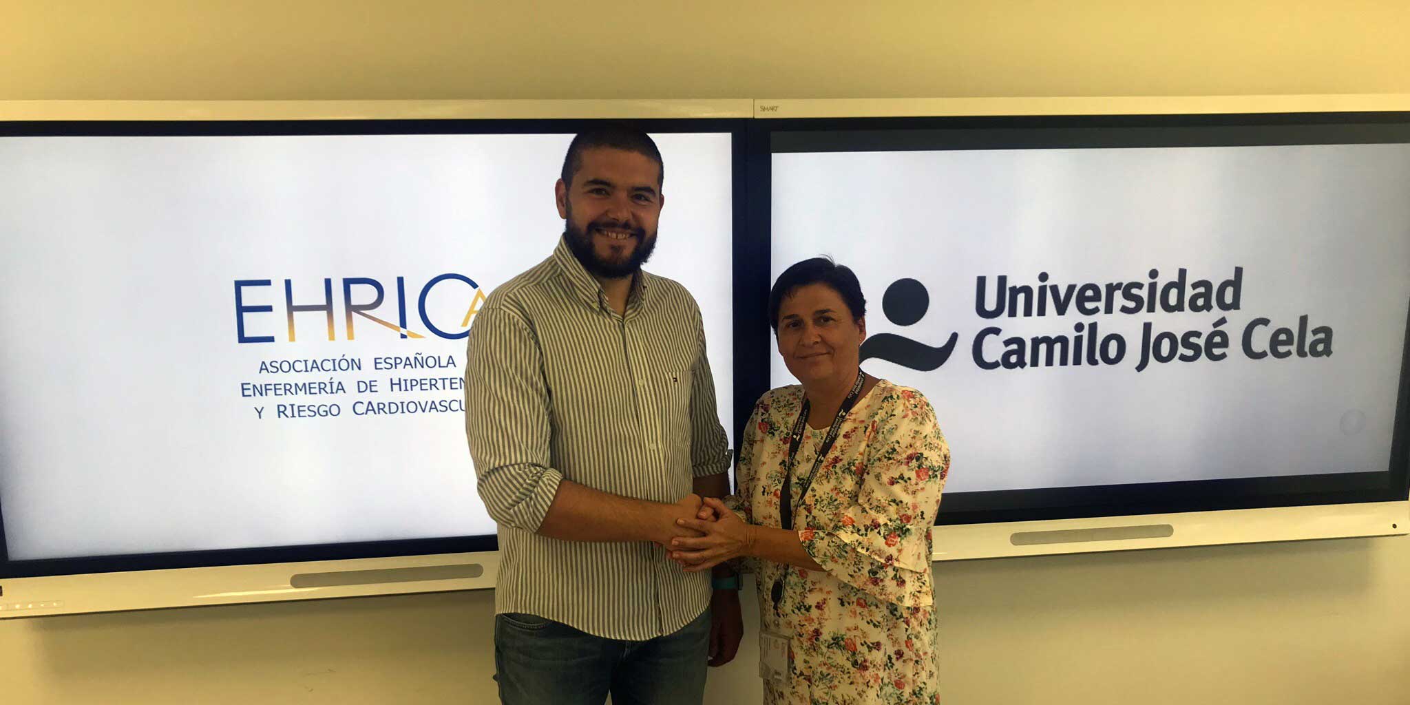 Convenio entre la Universidad Camilo José Cela y EHRICA